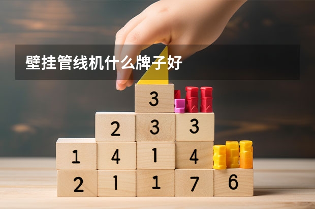 壁挂管线机什么牌子好