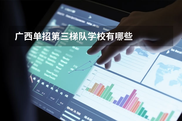 广西单招第三梯队学校有哪些