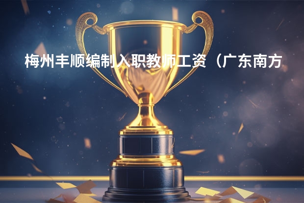 梅州丰顺编制入职教师工资（广东南方技师学院教师待遇）