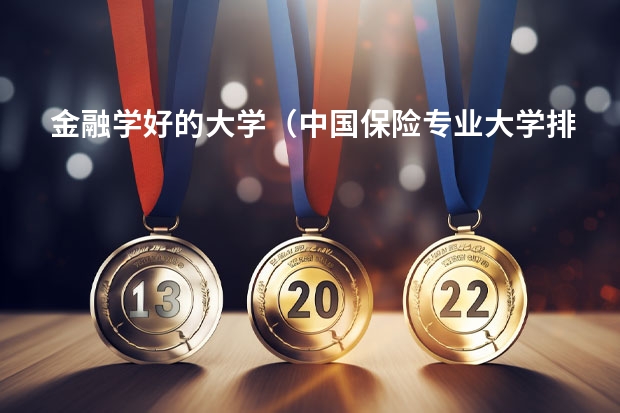 金融学好的大学（中国保险专业大学排名）