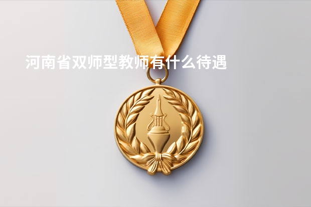河南省双师型教师有什么待遇