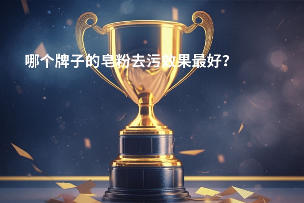 哪个牌子的皂粉去污效果最好？